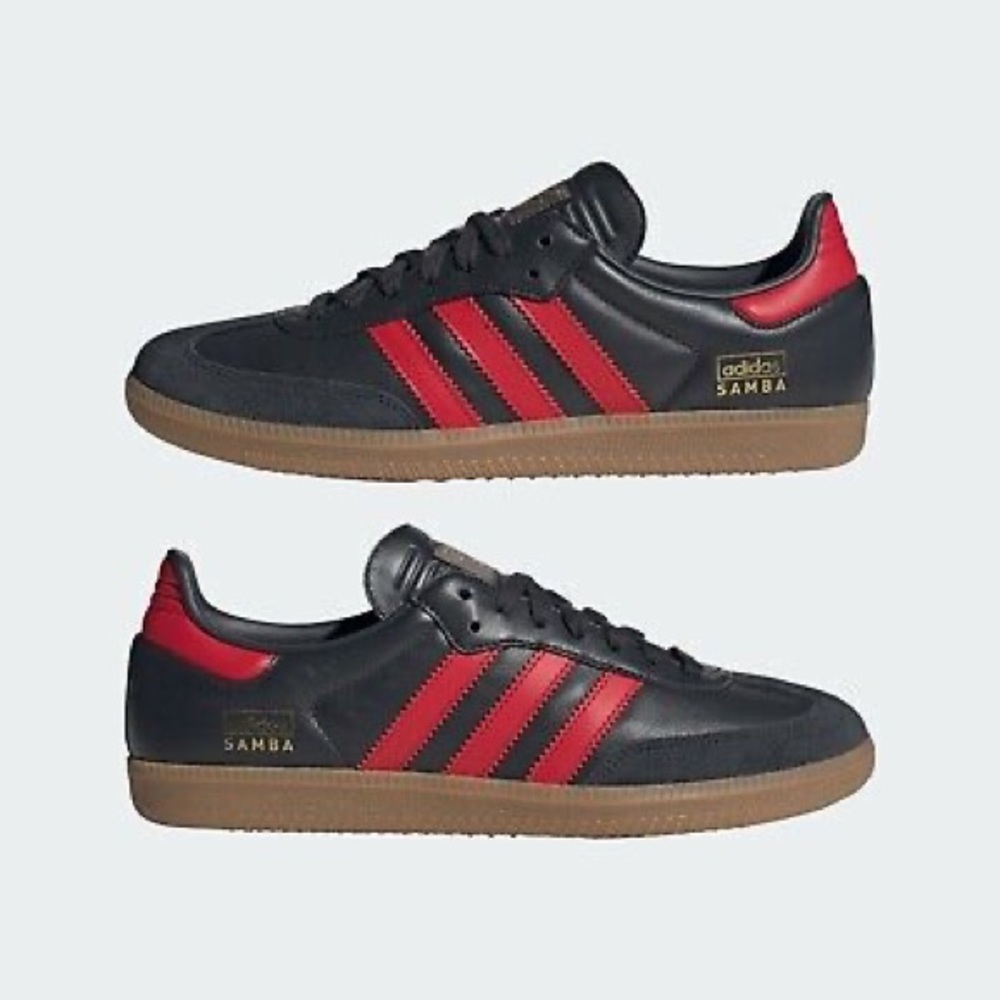 adidas Samba OG Carbon Better Scarlet Men's IG6173 - Picture 2 of 5